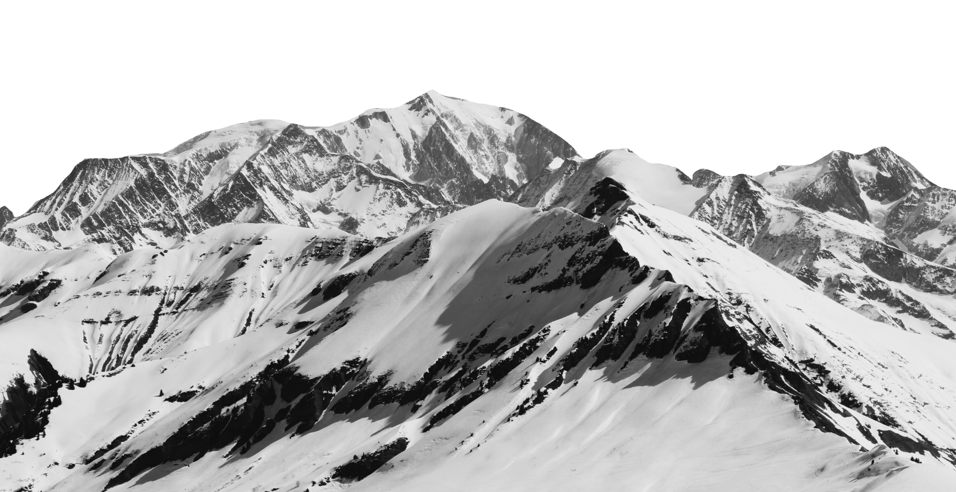 montagne enneigée